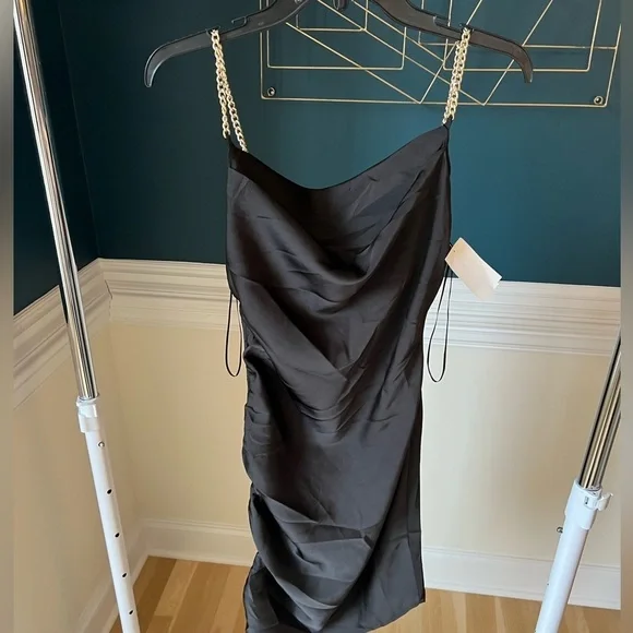 Astr Tricia Dress Black Revolve size small - Picture 4 of 6